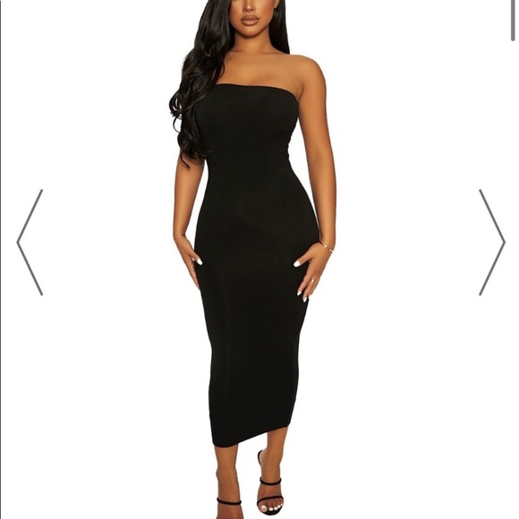 Naked Zebra Dresses & Skirts - Naked wardrobe small tube dress